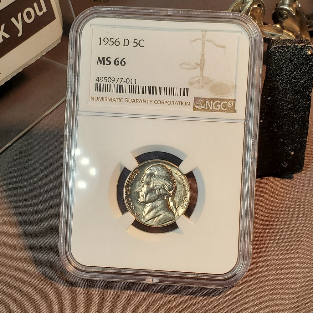 1956 D Jefferson Nickel - NGC MS66 (#4950977-011)